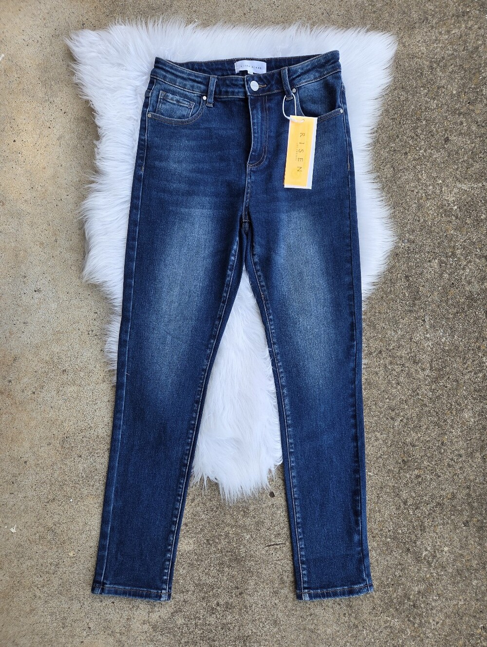 Risen - Women's Dark Blue Stretch Skinny Jeans - Size 9/29